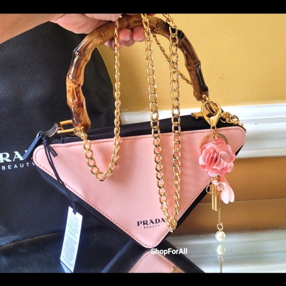 Prada Pink and Black Crossbody Bag - Picture 1 of 12